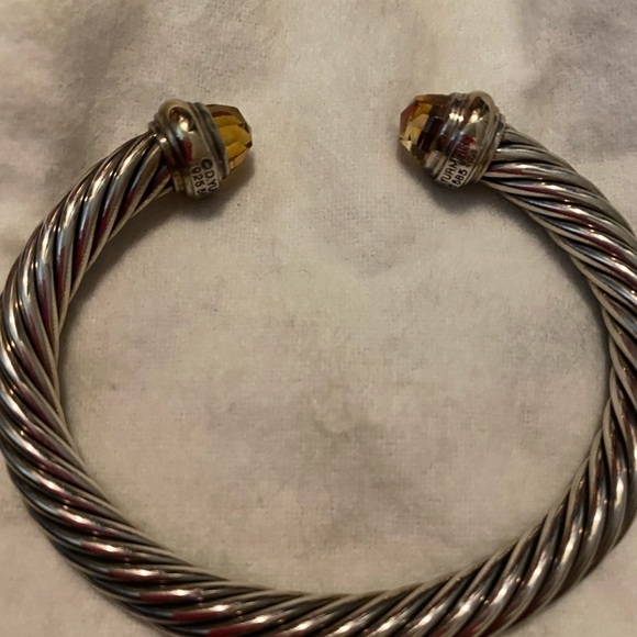 David Yurman Citrine cuff bracelet - Picture 3 of 6